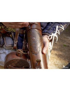 Medieval scroll holder for medieval fairs or LARP 2