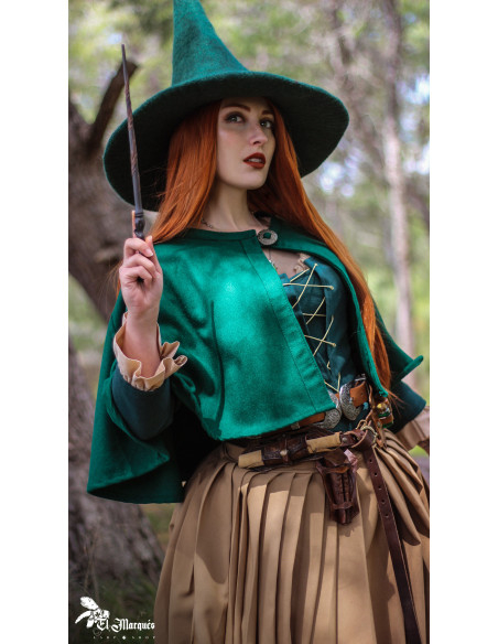 Leather magic wand holder for belt....