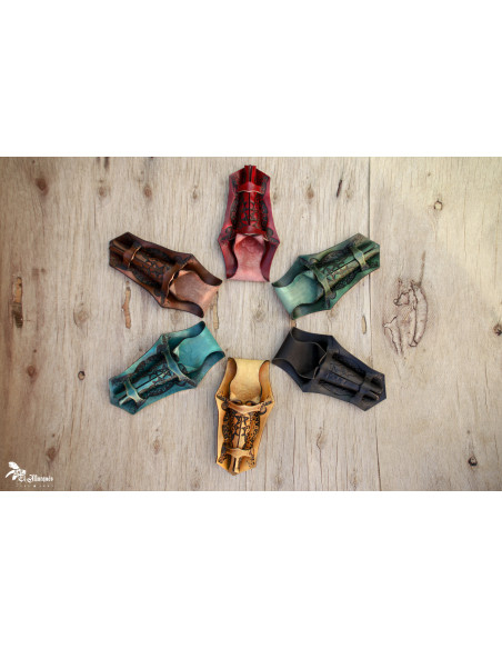 Leather magic wand holder for belt....