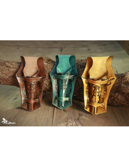 Leather magic wand holder for belt....