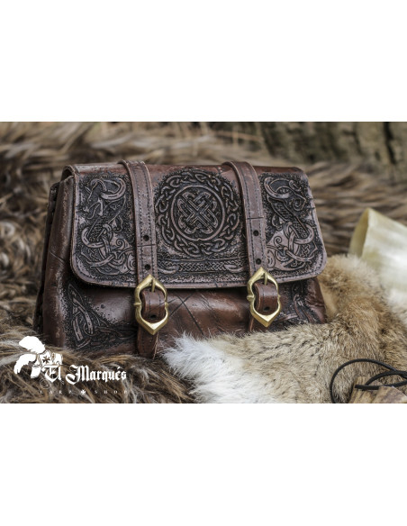 Viking Drakkar Bag in Leather