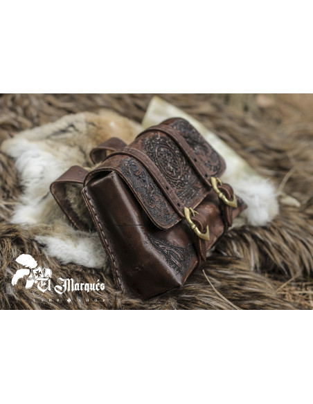 Viking Drakkar Bag in Leather