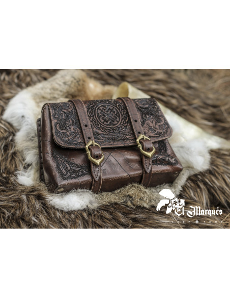 Viking Drakkar Bag in Leather