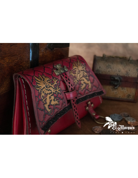 Imperial Deluxe Bag in embossed leather