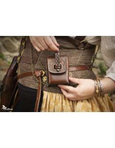 Leather Pouch for Belt in Genuine Leather 2