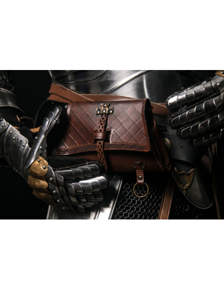 Medieval Soldier Bag in genuine leather
