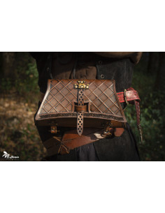 Medieval Soldier Bag in genuine leather 2