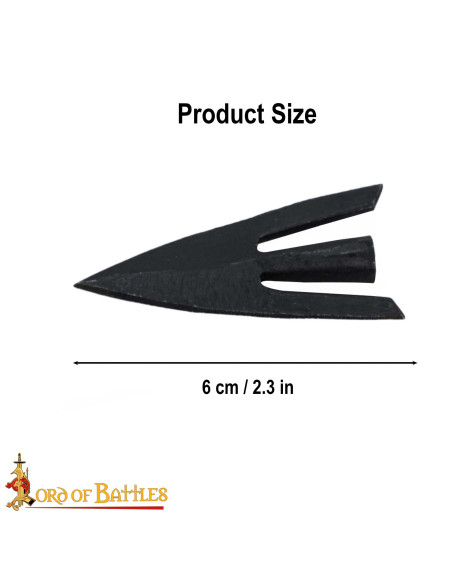 Medieval Arrowhead, Swallowtail, with...