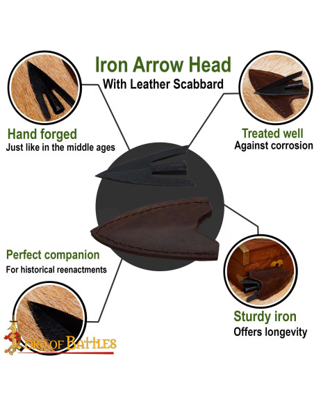 Medieval Arrowhead, Swallowtail, with...