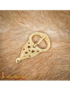 Viking belt buckle with Celtic knots