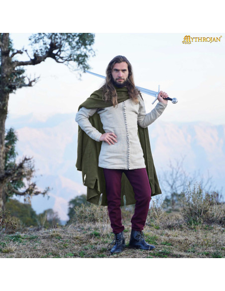 Bocksten Man Medieval Wool Cloak....