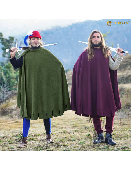 Bocksten Man Medieval Wool Cloak....