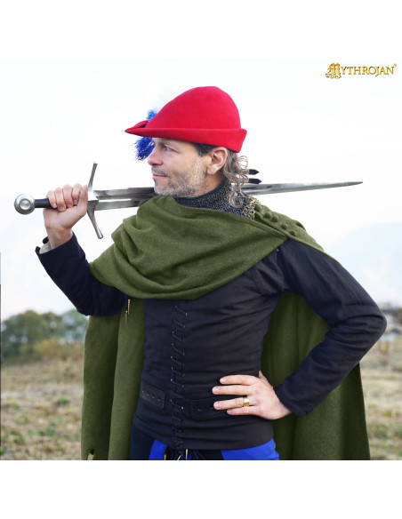 Bocksten Man Medieval Wool Cloak....