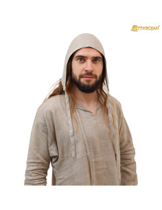 Medieval Crespina in Linen, Color Beige (13th-15th Century)