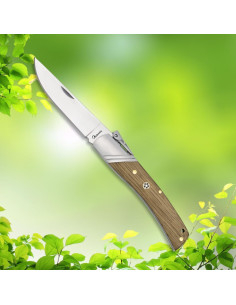 Zebra Wood Folding Knife (20.50 cm)