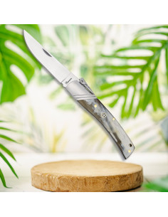 Deer antler handle folding knife (20.50 cm)