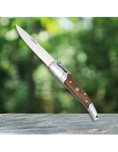 Zebra Wood Folding Knife (18.20 cm)
