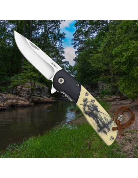 Albainox Fisherman's Knife, black...