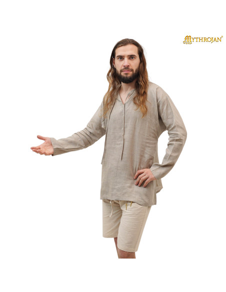 Medieval linen shirt for men