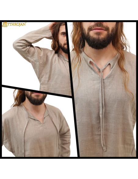 Medieval linen shirt for men