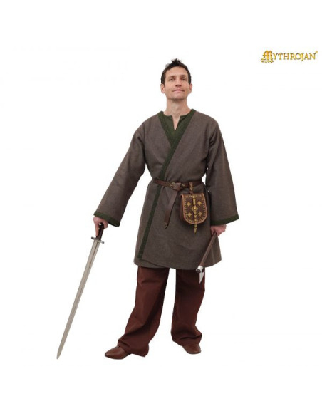 Viking Wool Coat Klappenrock or Caftan