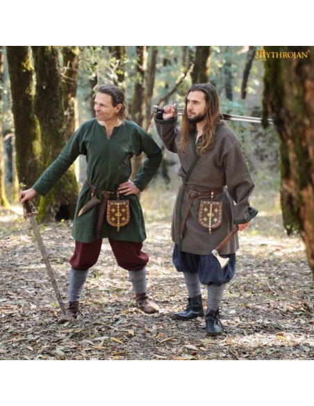 Viking Wool Coat Klappenrock or Caftan