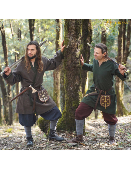 Viking Wool Coat Klappenrock or Caftan