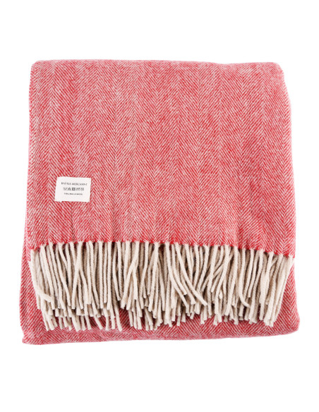 Medieval-style herringbone wool...