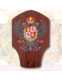 Sword hanging board Toledo coat of arms (24.5 x 37 cms.)