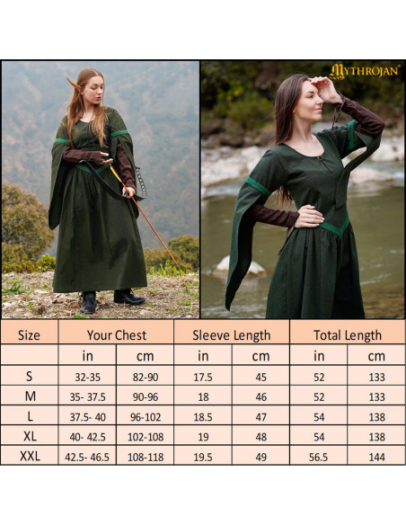 Medieval dress model adventurer, made...