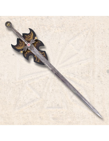 Templar Sword with Wall Mount (117 cm.) Templar Sword with Wall Mount (117 cm.)