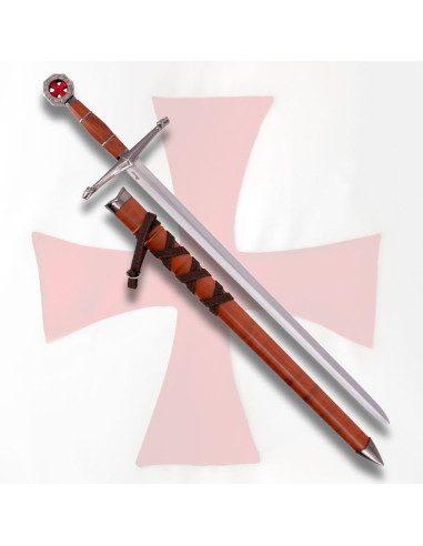 Child Templar Sword with brown sheath (59.2 cm.)