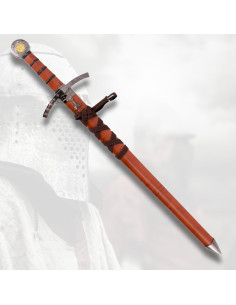 Children's medieval sword with brown sheath (59.2 cm.) 2