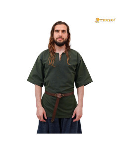 Short Viking Tunic in Cotton Model Ragnar