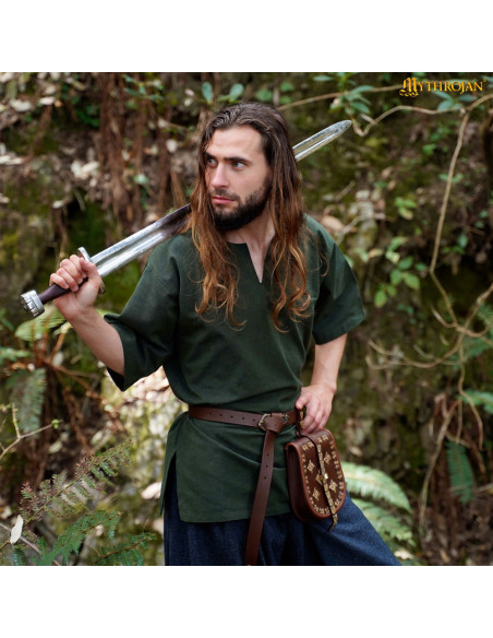 Short Viking Tunic in Cotton Model...