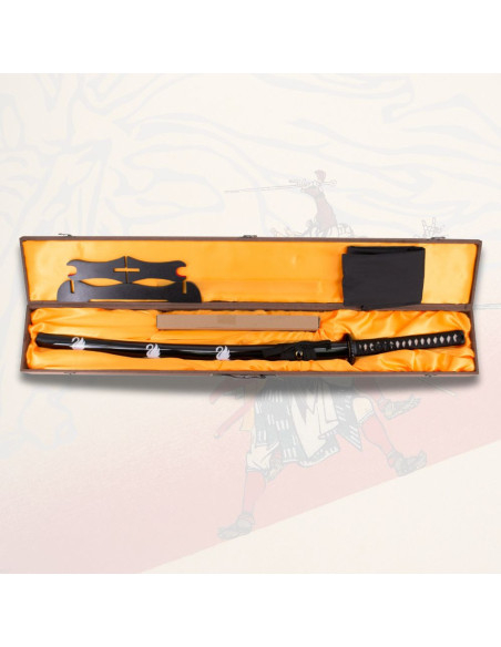 Functional katana with decorated...