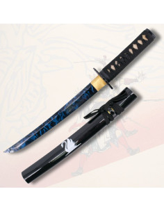 Black decorated tanto functional swan (103.5 cm)