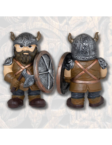 Viking resin figure with axe and...