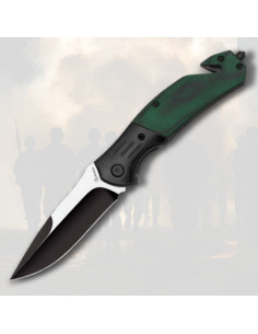 Albainox Stamina Green Rescue Knife (19.6 cm)