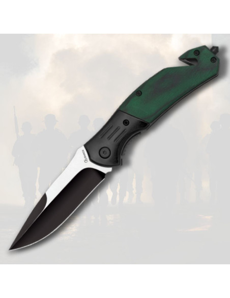 Albainox Stamina Green Rescue Knife...