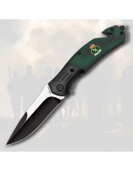 Albainox Green Rescue Knife Guardia...
