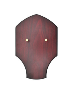 Wooden board for hanging swords (27.5 x 17.5 cm.)
