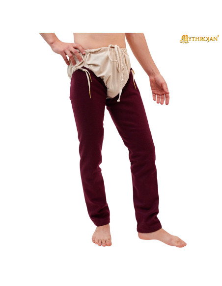 Medieval legs in wool model Oswald