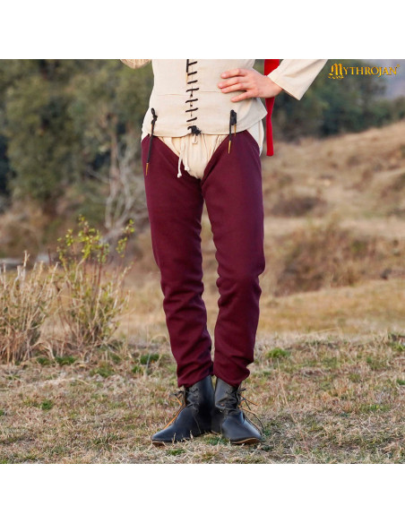 Medieval legs in wool model Oswald