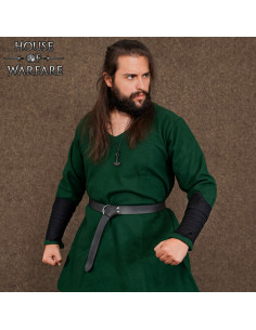 Viking bracelet in wool, black 2