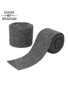 Viking bracelet in wool, gray