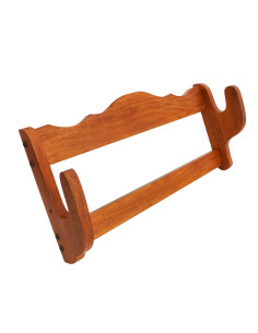Wall mount for rifles, in wood (61 cm.) 2