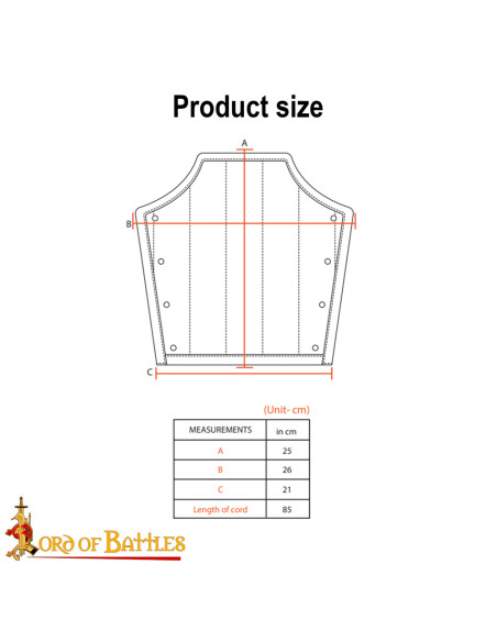 Padded medieval bracelets in cotton,...