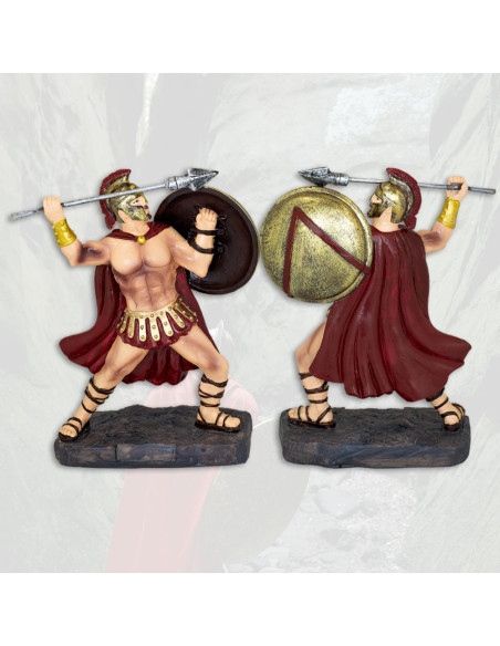 Spartan warrior resin figure with...