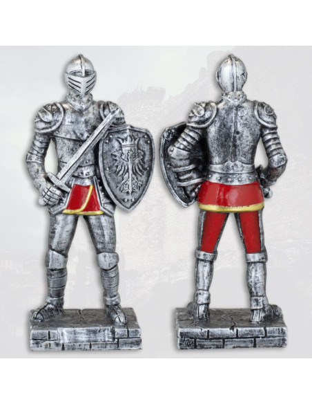 Medieval warrior resin figure with...
